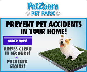 As Seen At TV Presents: Pet Zoom Pet Park - Only $29.95 + P&H - As Seen On TV Petzoom Pet Park - Prevent Pet Accidents in your Home!. Available here on http://www.AsSeenAtTV.com!