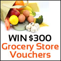 Win $300 of Grocery store vouchers!
