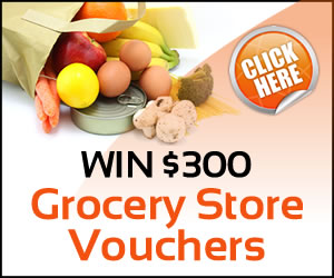 Win $300 of Grocery store vouchers!