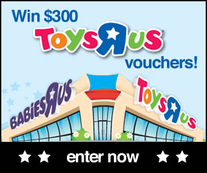 Win $300 ToysRus Vouchers