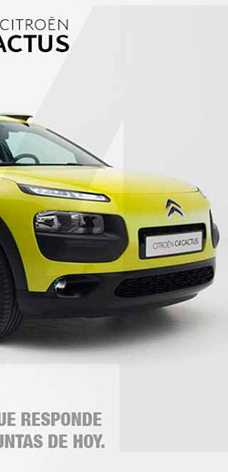 Nuevo Citroën C4 Cactus: El coche que responde a las preguntas de hoy.