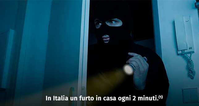 In Italia un furto ogni 2 minuti