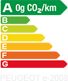 PEUGEOT e-2008 - A 0g CO₂/km