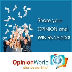 Opinion World Survey – Tricks To Get Unlimited Free Flipkart Gift Cards