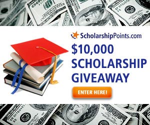$10,000 Scholarship Giveaway Ad