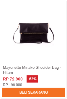 Tas Selempang Mayonette Minako Shoulder Bag Hitam