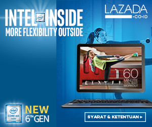 Laptop 2 in 1 Promo Lazada Intel Inside Laptop + Tablet 