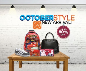 Bulan Promo "October Style" Lazada Indonesia, Diskon up to 80%