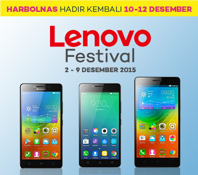 Promo Akhir Tahun Lenovo Festival 2015 – selalutekno