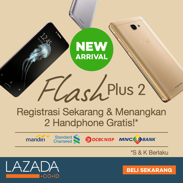 Promo Flash Plus 2 Di Lazada, Registrasi & Dpaatkan GRATIS 