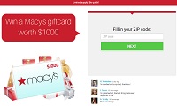 Logo SWEEPCENTRAL - Win a Macy\'s $1000 giftcard - (All Devices) - US - Nonincent -New