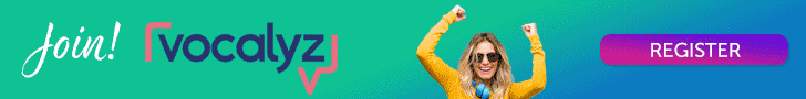 USA Banner Ad Vocalyze- Share Your Voice! Inspire Change! Get Rewarded! Banner opens in new tab