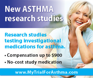 Have Asthma? Get paid up to $900 for participating in the Asthma clinical trial.