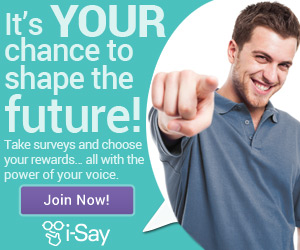 Get PAID for your opinion from i-Say! 