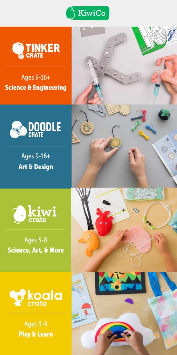 KiwiCo Review: Kiwi Crate for 5-8 Year Olds – The Art Kit